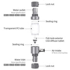 Week Aqua CO₂ Inline Atomizer (Latest Model)