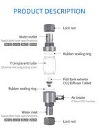 Week Aqua CO₂ Inline Atomizer (Latest Model)