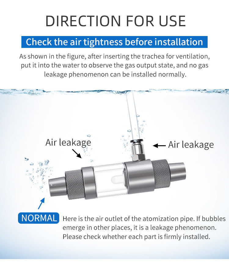 Week Aqua CO₂ Inline Atomizer (Latest Model)