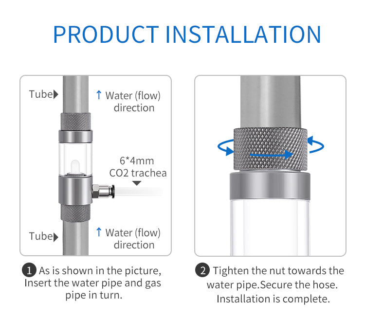 Week Aqua CO₂ Inline Atomizer (Latest Model)