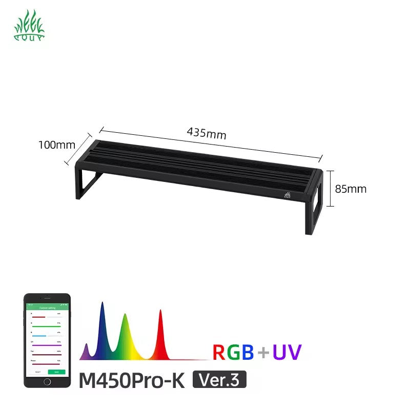 WEEKAQUA M Series RGB+UV Full Spectrum Light (Latest Model