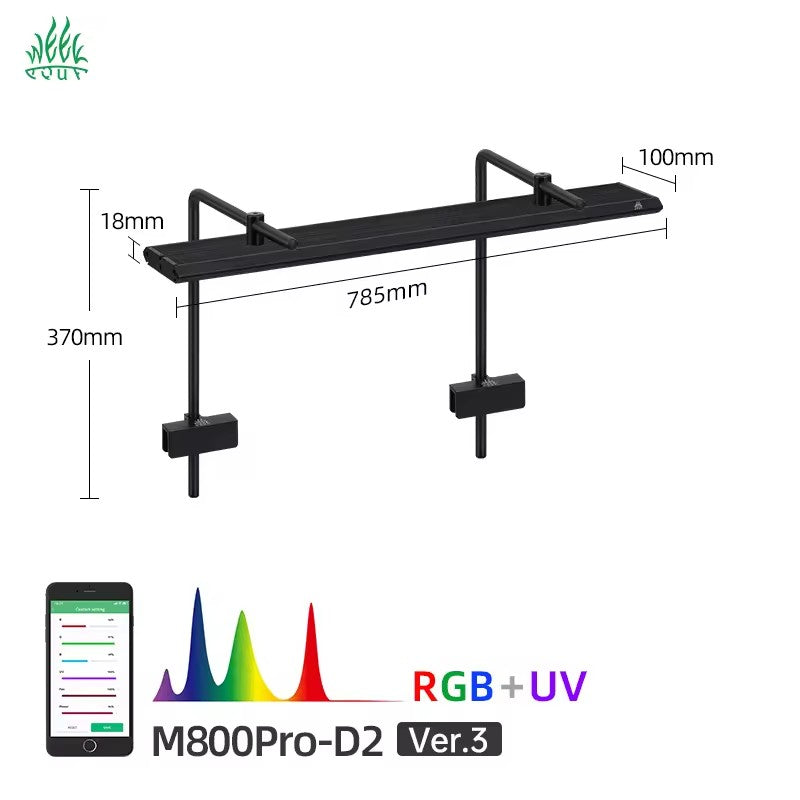 WEEKAQUA M Series Pendant style RGB+UV Full Spectrum Light  (Latest Model)