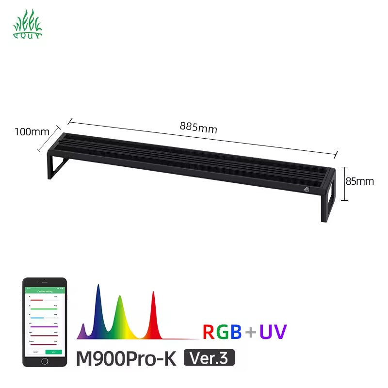 WEEKAQUA M Series RGB+UV Full Spectrum Light (Latest Model)