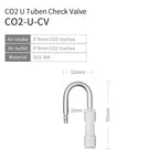 Week Aqua Inline CO₂ Atomizer (CO2-U-C-V)