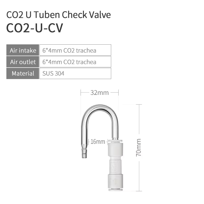 Week Aqua Inline CO₂ Atomizer (CO2-U-C-V)